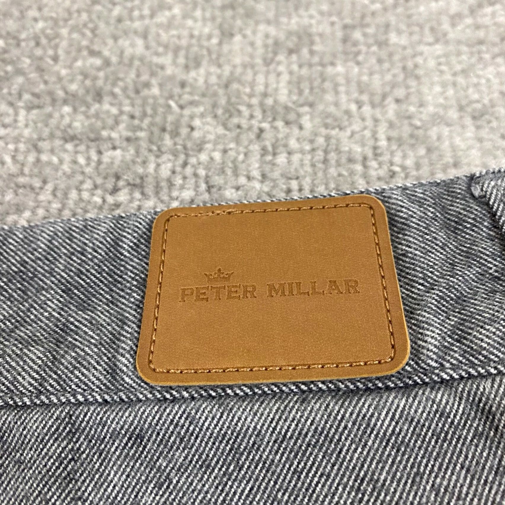 Peter Millar Vintage Peter Millar Mountainside Pants Men's 34x29 Gray Chino Golf Casual Size US 35 - 4 Thumbnail