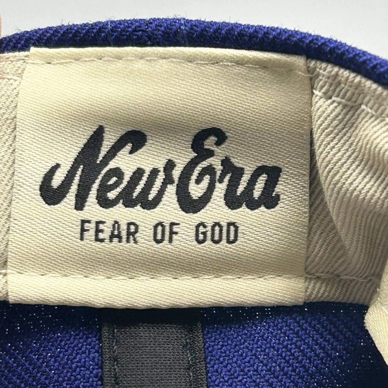 New Era Fear of God Hat Men 7 3/4 Fitted Cap LA Dodgers FOG Wool New Size ONE SIZE - 3 Thumbnail