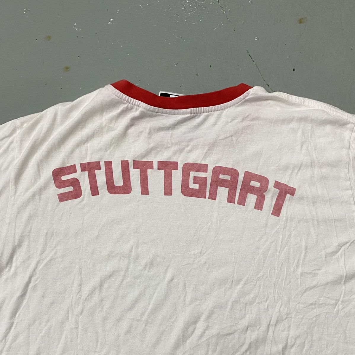 Puma × Vintage Vintage Puma Vfb Stuttgart Ringer Shirt Jersey Bundesliga Size US L / EU 52-54 / 3 - 5 Thumbnail