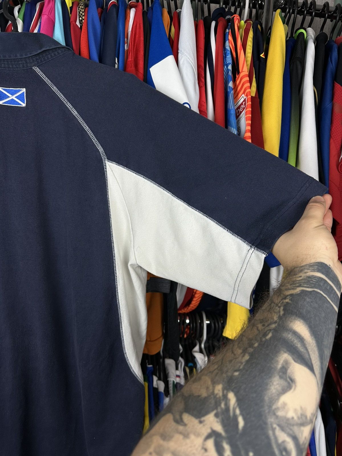 Canterbury of New Zealand Canterbury Scotland 2005/2006 rugby union shirt jersey polo Size US L / EU 52-54 / 3 - 8 Thumbnail