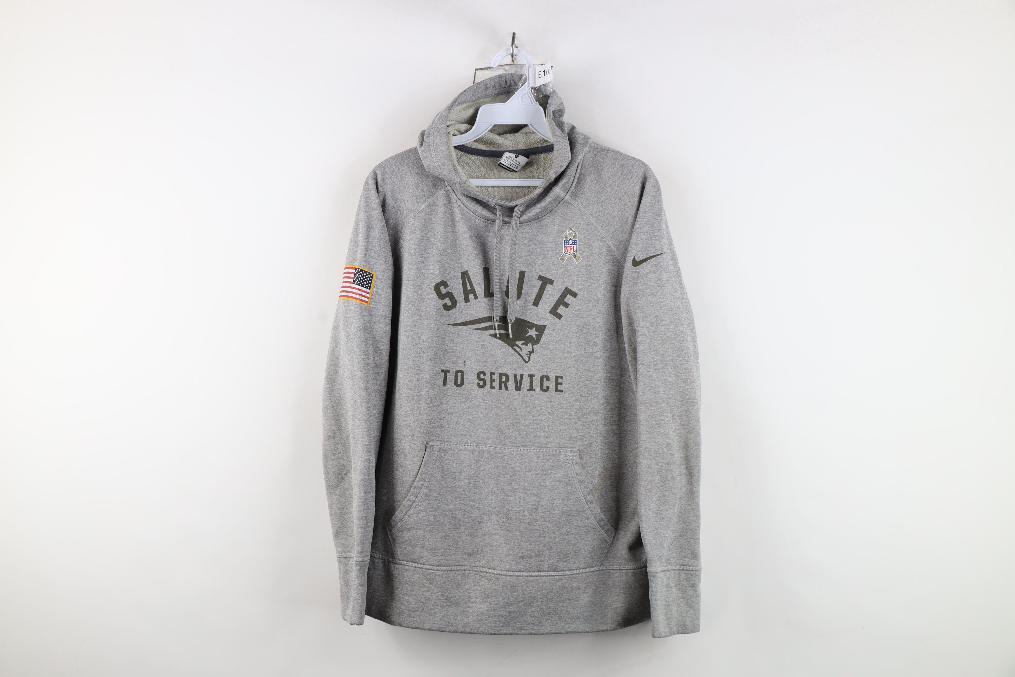 Nike Nike NFL Service New England Patriots Football Hoodie Gray Size XL / US 12-14 / IT 48-50 - 1 Thumbnail