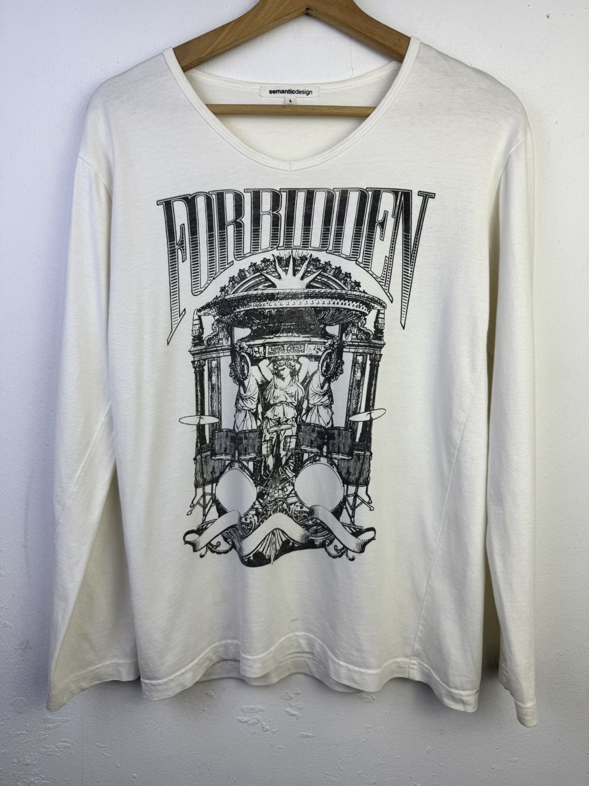 semanticdesign Semantic Design Forbidden NO GIMMICK long-sleeve t-shirt. Size L / US 10 / IT 46 - 3 Thumbnail