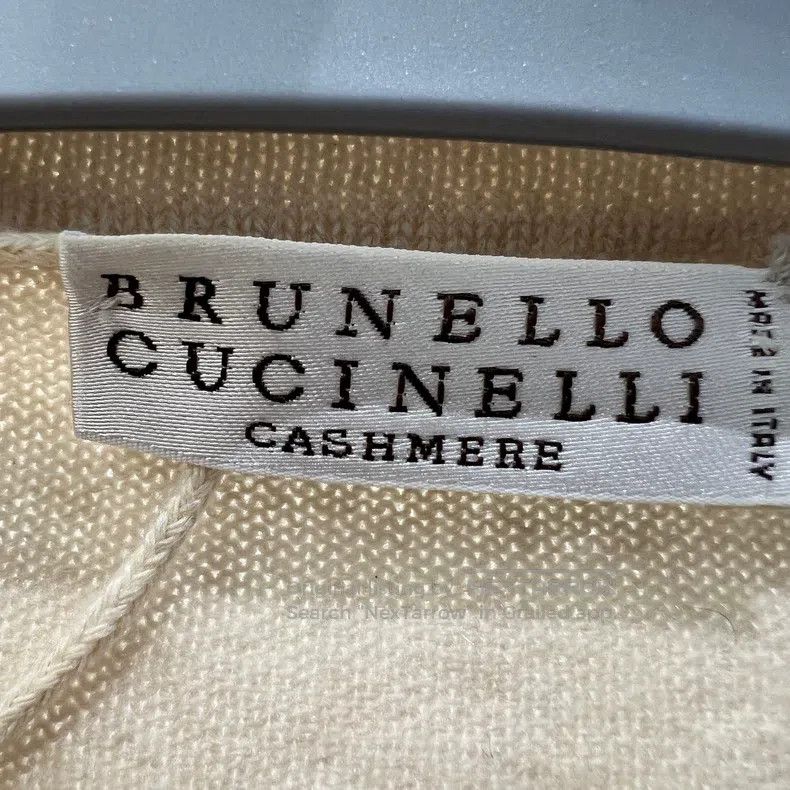 Brunello Cucinelli Brunello Cucinelli Striped beaded sequin cashmere short-sl Size XS / US 0-2 / IT 36-38 - 3 Thumbnail