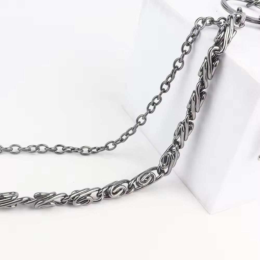 Japanese Brand Punk Skeleton Metal Waist Pants Chain Size ONE SIZE - 4 Thumbnail
