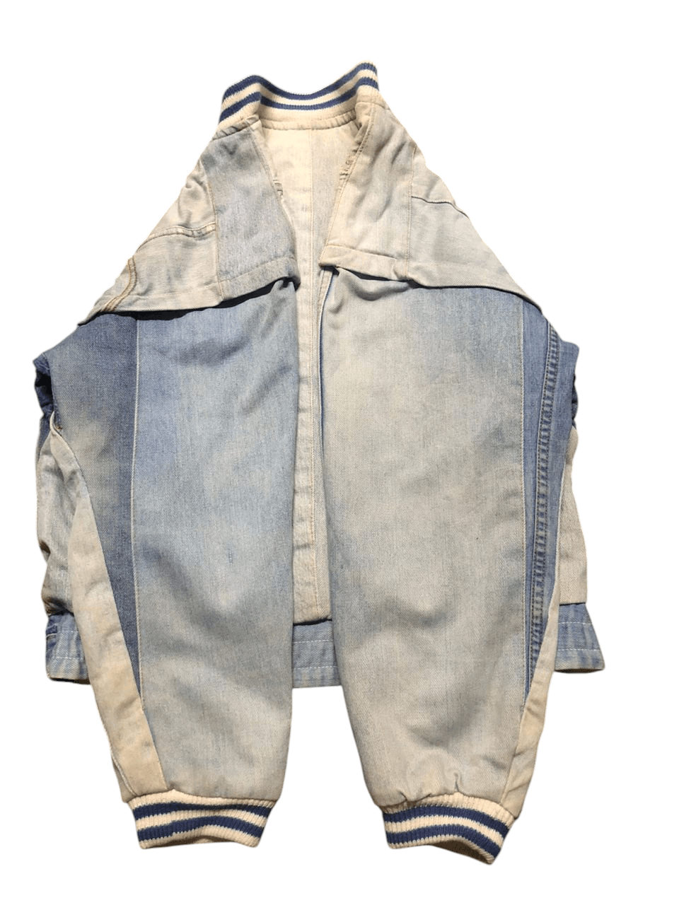 Japanese Brand Very Rare Vintage Denim Jacket Custom By Aris Distressed Size US M / EU 48-50 / 2 - 5 Thumbnail