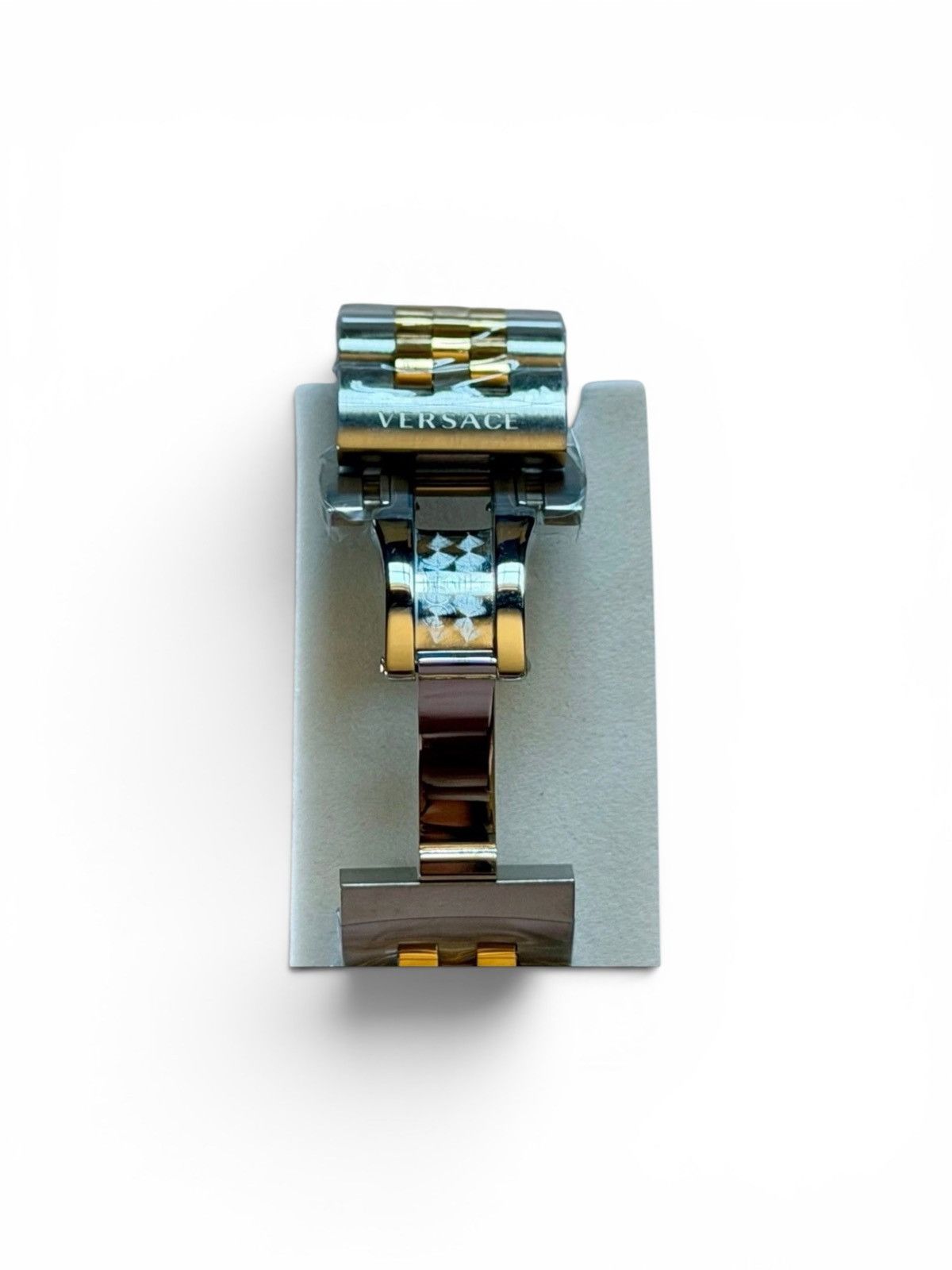 Versace Women's Versace One Size Gold & Silver Green Dial Watch Size ONE SIZE - 9 Thumbnail