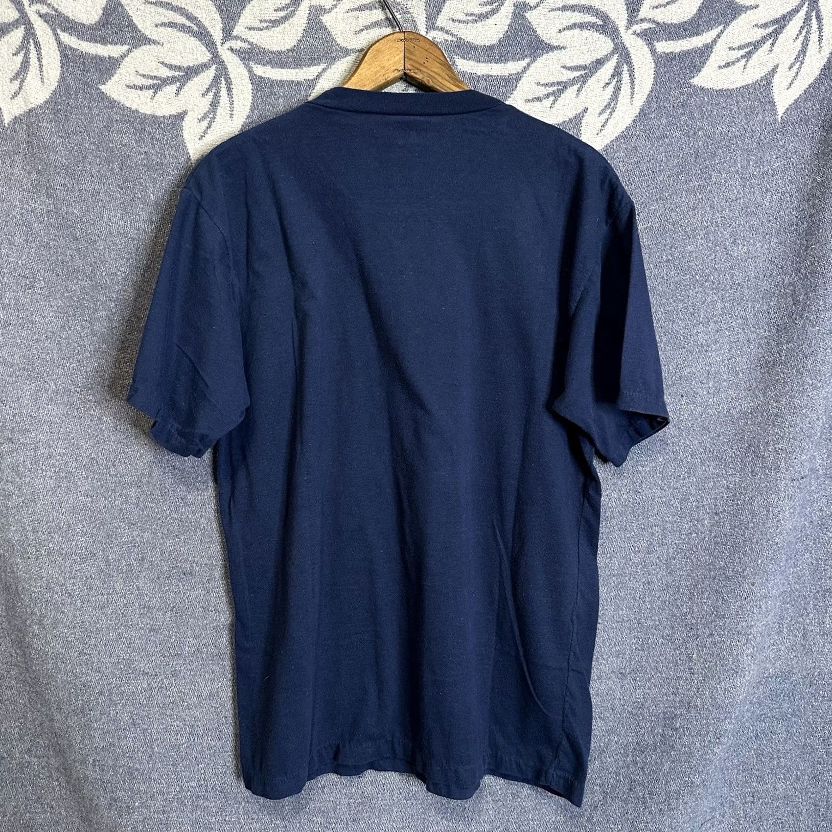 Vintage VINTAGE 1980s Oxford University Crest T Shirt Bruce Elliot Sportswear XL Navy Size US XL / EU 56 / 4 - 2 Thumbnail