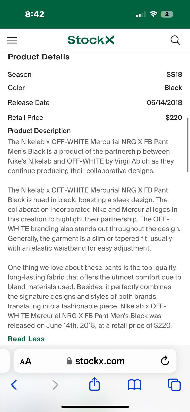Nike × Off-White Nike lab x OFF-WHITE Mercurial NRG Size US 36 / EU 52 - 8 Thumbnail