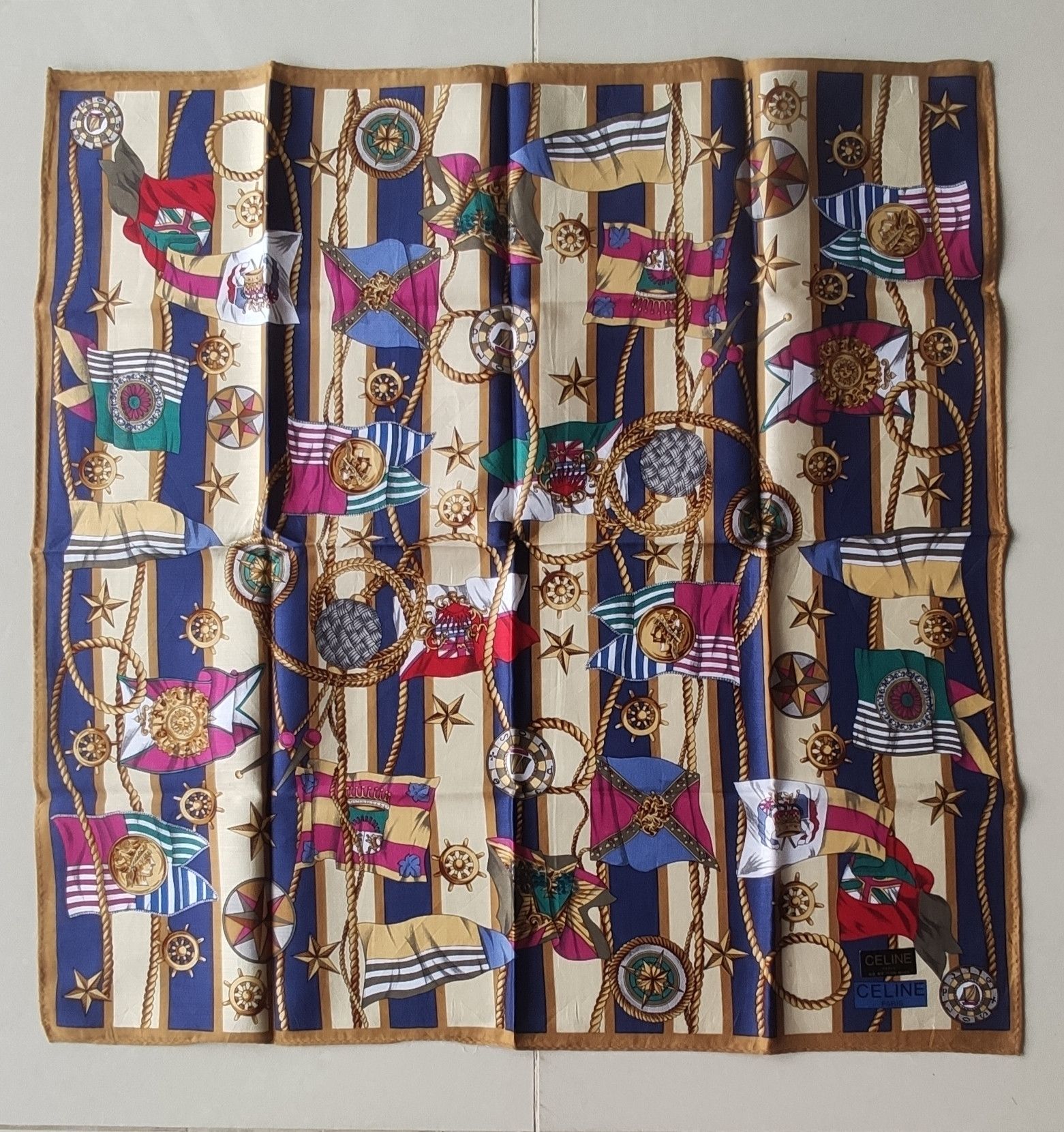 Celine Beautiful Celine Handkerchief Size ONE SIZE - 5 Thumbnail