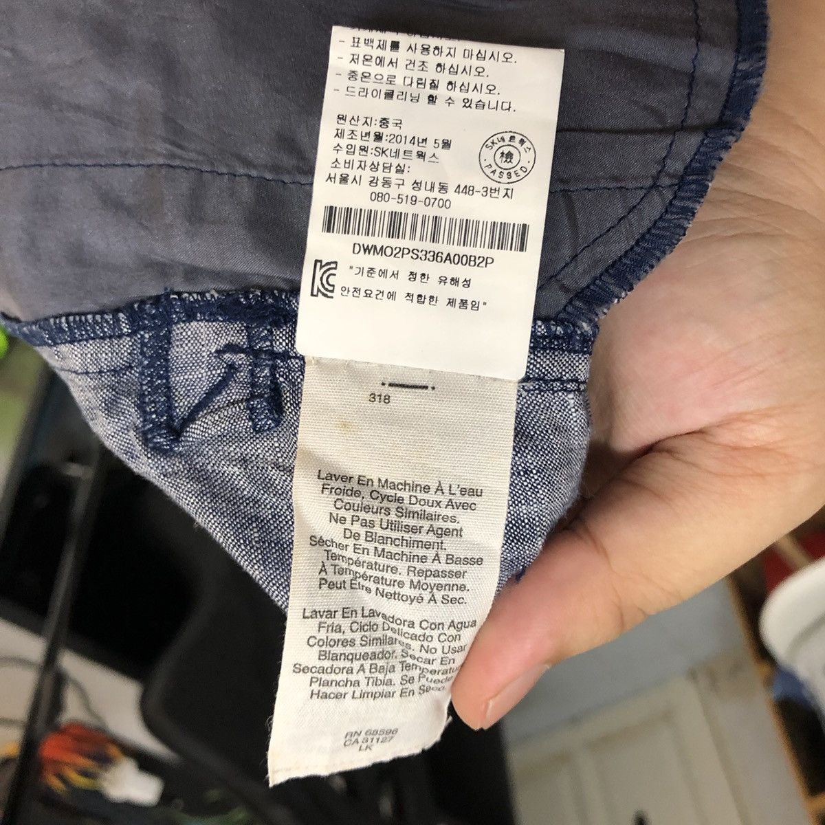 Japanese Brand Pure DKNY Blue Casual Pants #A2385 Size 28" / US 6 / IT 42 - 21 Thumbnail