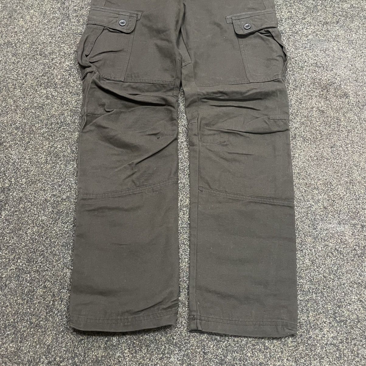 Vintage Vintage Y2K Baggy Cargo Pants Relaxed Fit Washed Grey 30 Size US 30 / EU 46 - 5 Thumbnail