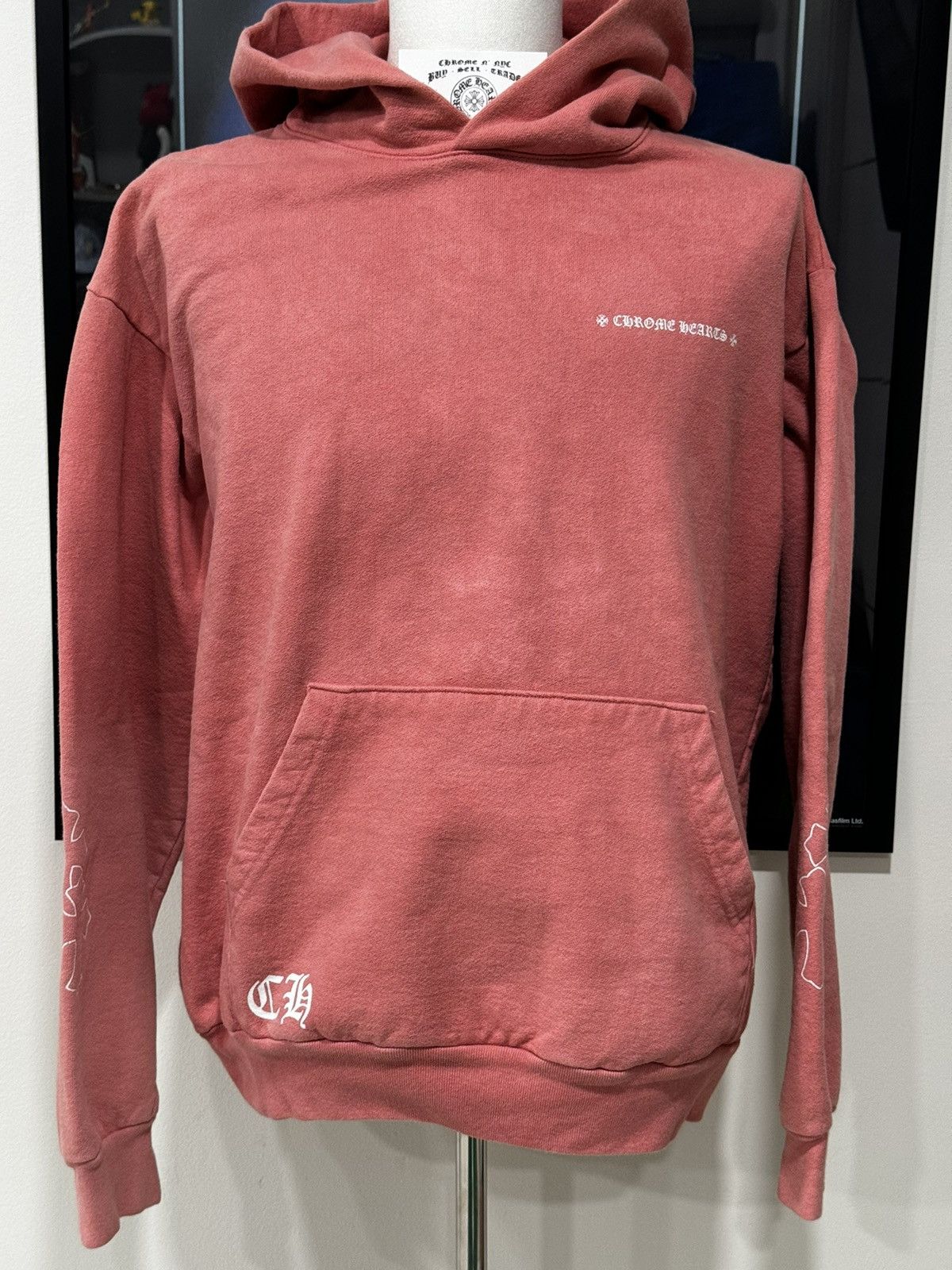 Chrome Hearts X Drake Certified Lover Boy Washed Red Hoodie