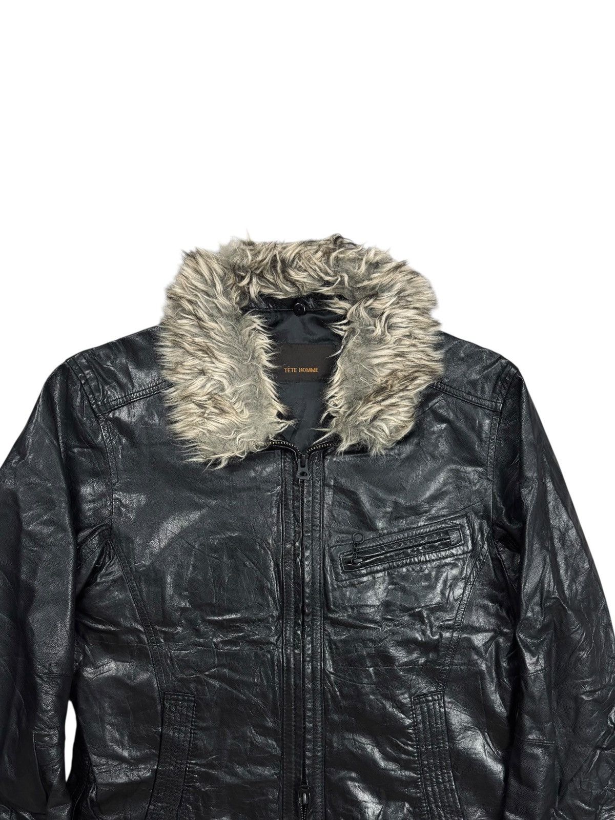 Tete Homme 2000s Tete Homme - Trim Fur Collar Vkei Style Jacket Size US M / EU 48-50 / 2 - 7 Thumbnail