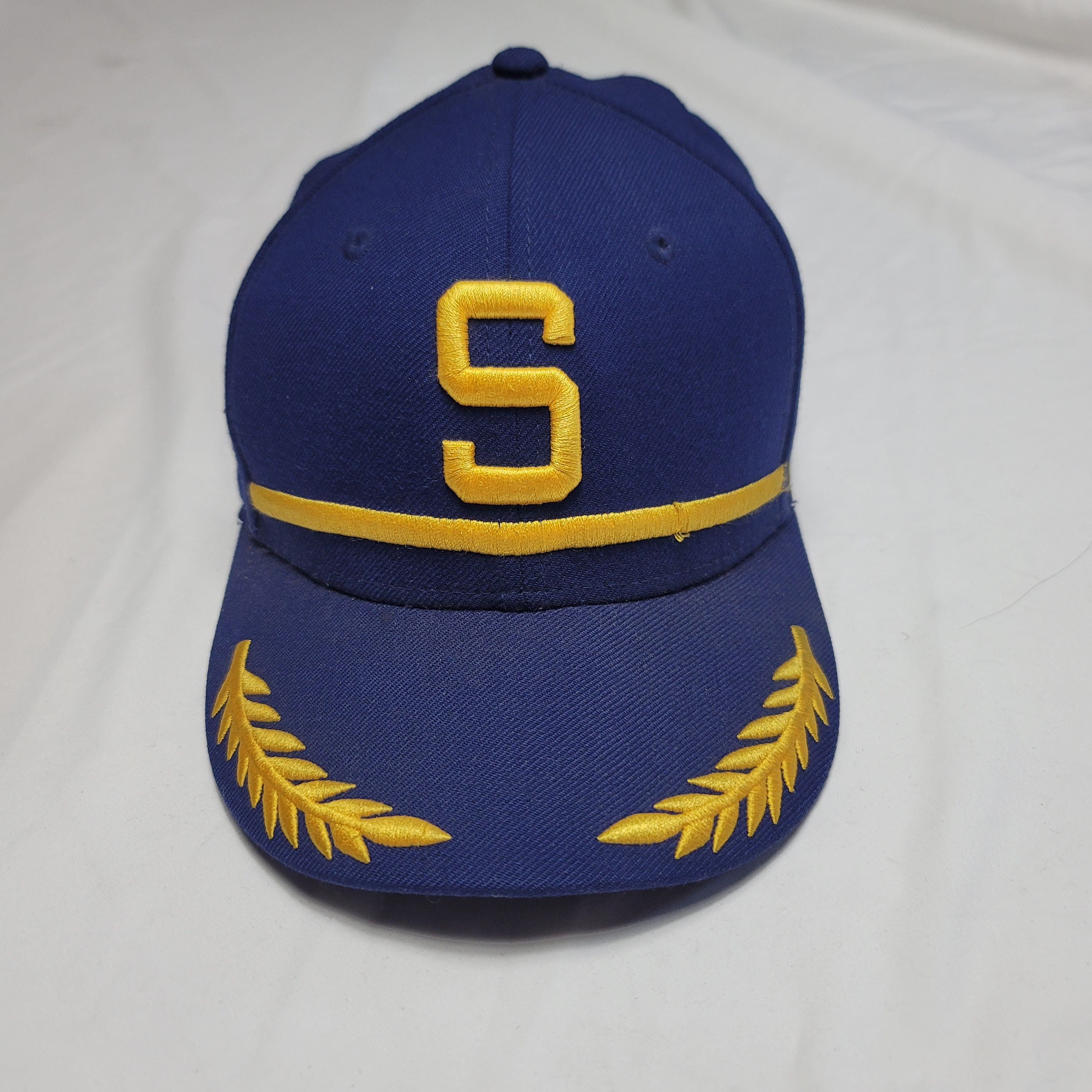 New Era New Era Blue and Yellow Seattle Mariners Cap 7 1/4 (57.7 cm) Size ONE SIZE - 1 Thumbnail