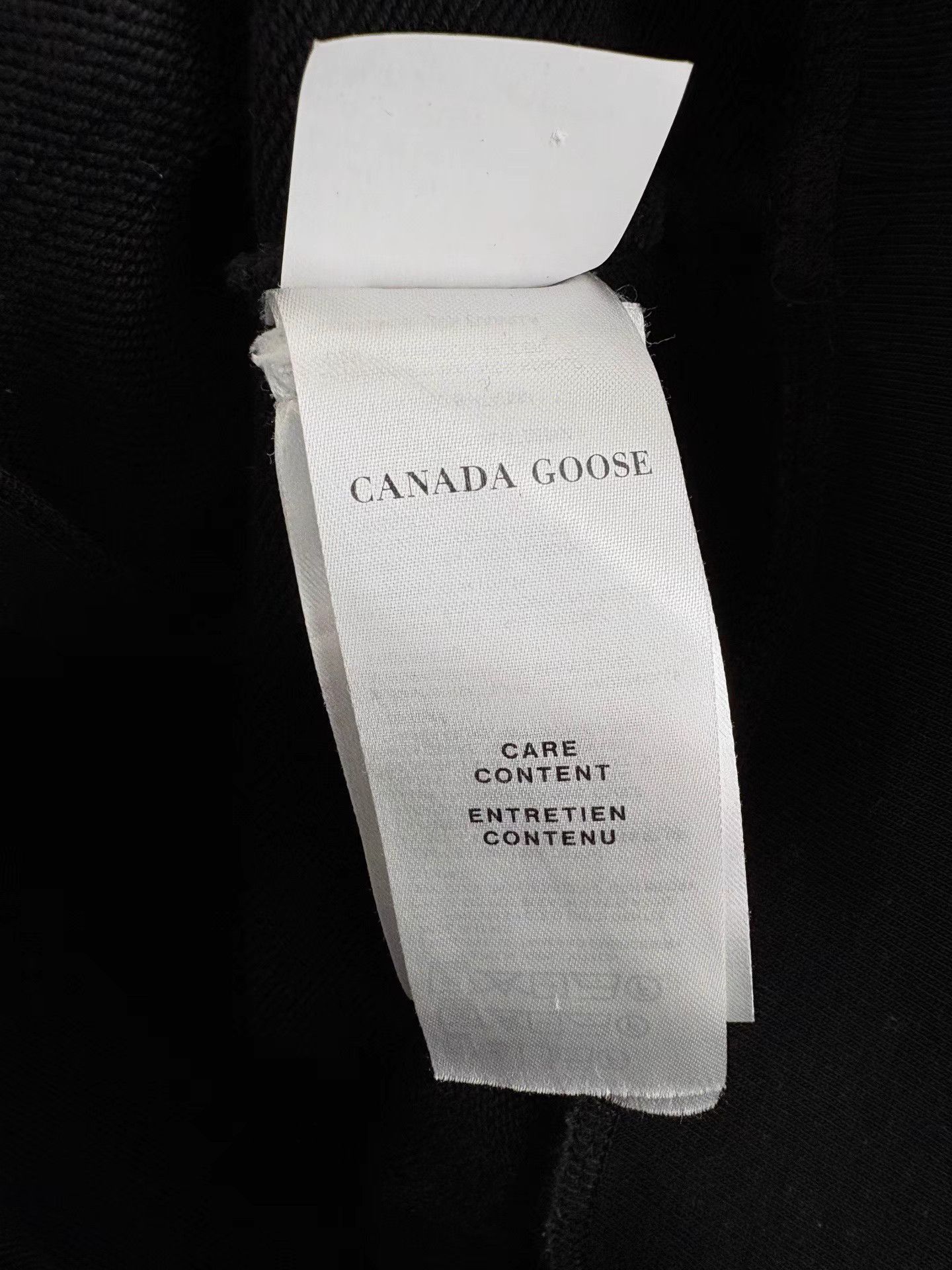 Canada Goose CANADA GOOSE Black Hooded Zip Jacket Size US XL / EU 56 / 4 - 4 Thumbnail