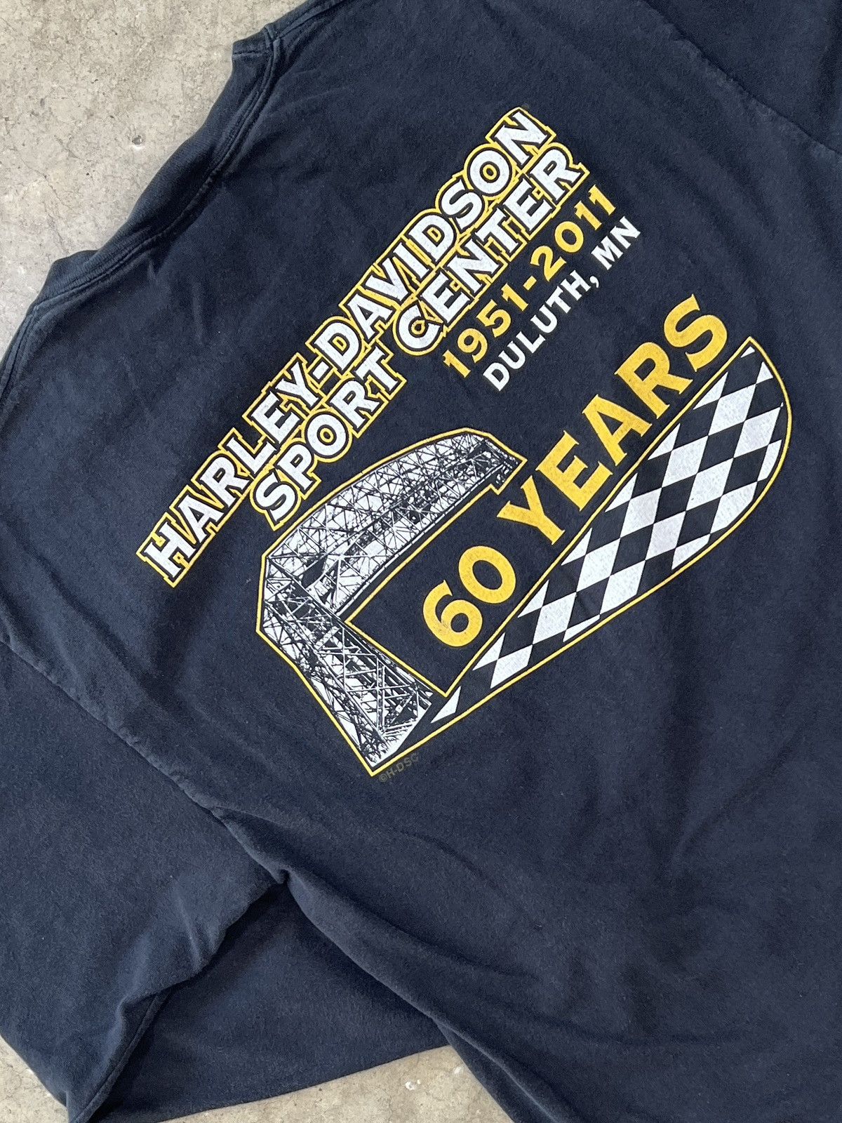 Harley Davidson Vintage Harley Davidson Long Sleeve Flame Motorcycle Large Size US L / EU 52-54 / 3 - 4 Thumbnail