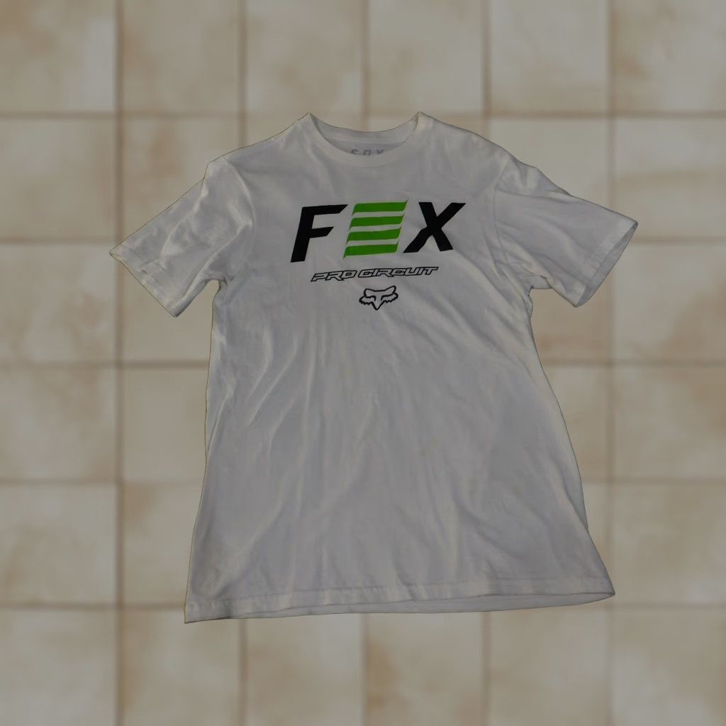 Fox Racing Fox Racing T-Shirt Mens Small White Pro Circuit Motocross Graphic Short Sleeve Crew Neck Size US S / EU 44-46 / 1 - 1 Thumbnail