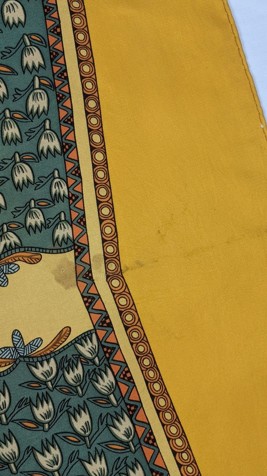 Hermes Hermes Art des Steppes by Annie Faivre Silk Scarf Size ONE SIZE - 4 Thumbnail