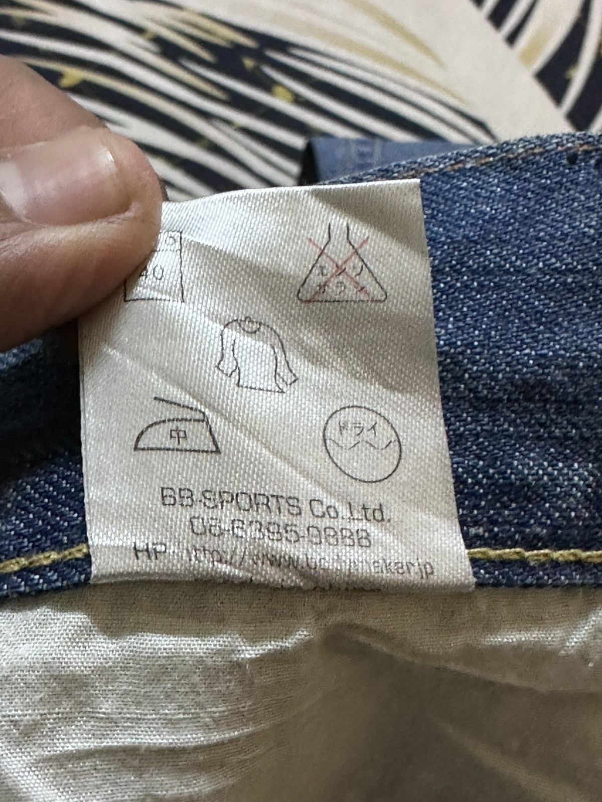 If Six Was Nine Vintage Body Maker Flare Mudwash Grunge Distressed Denim Size US 33 - 11 Thumbnail