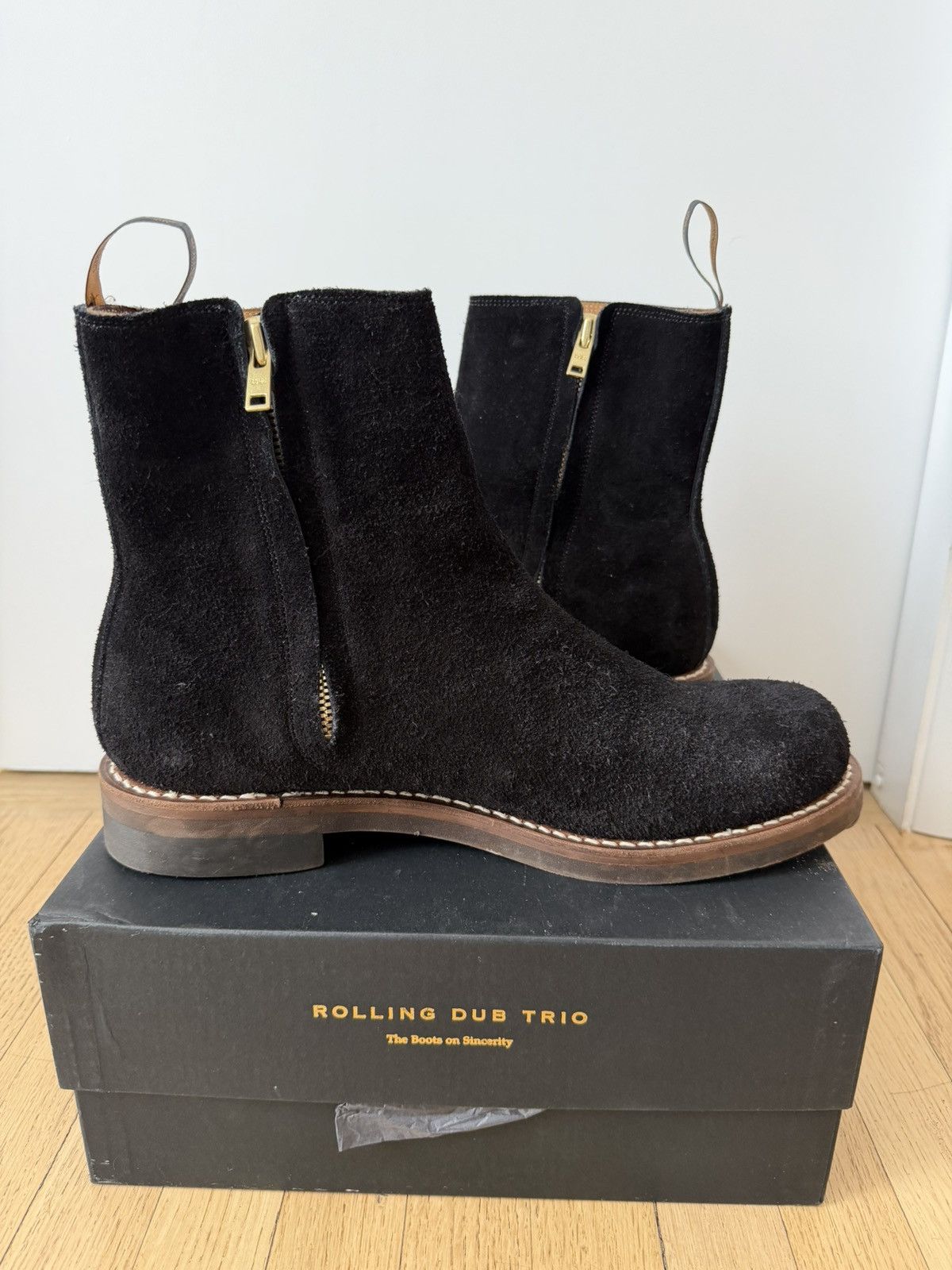 Rolling Dub Trio Rolling Dub Trio Casper Black Oiled Suede (US 9.5) Size US 9.5 / EU 42-43 - 6 Thumbnail