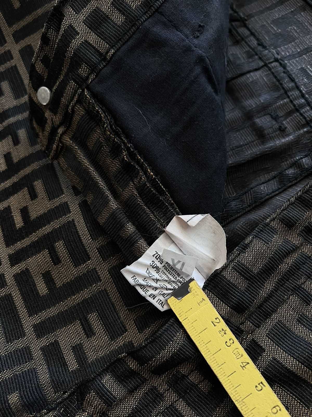 Fendi Vintage Fendi Zucca Monogram Pants 90s Size 29" - 12 Thumbnail