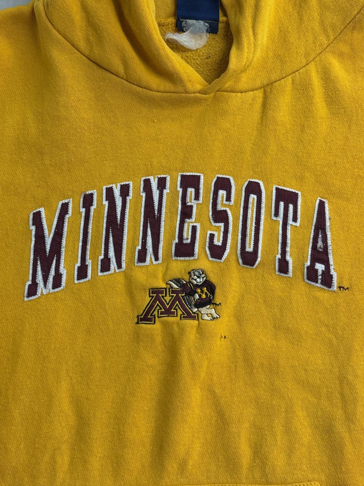 Designer Vintage University of Minnesota Hoodie Golden Gophers - L Size US L / EU 52-54 / 3 - 3 Thumbnail
