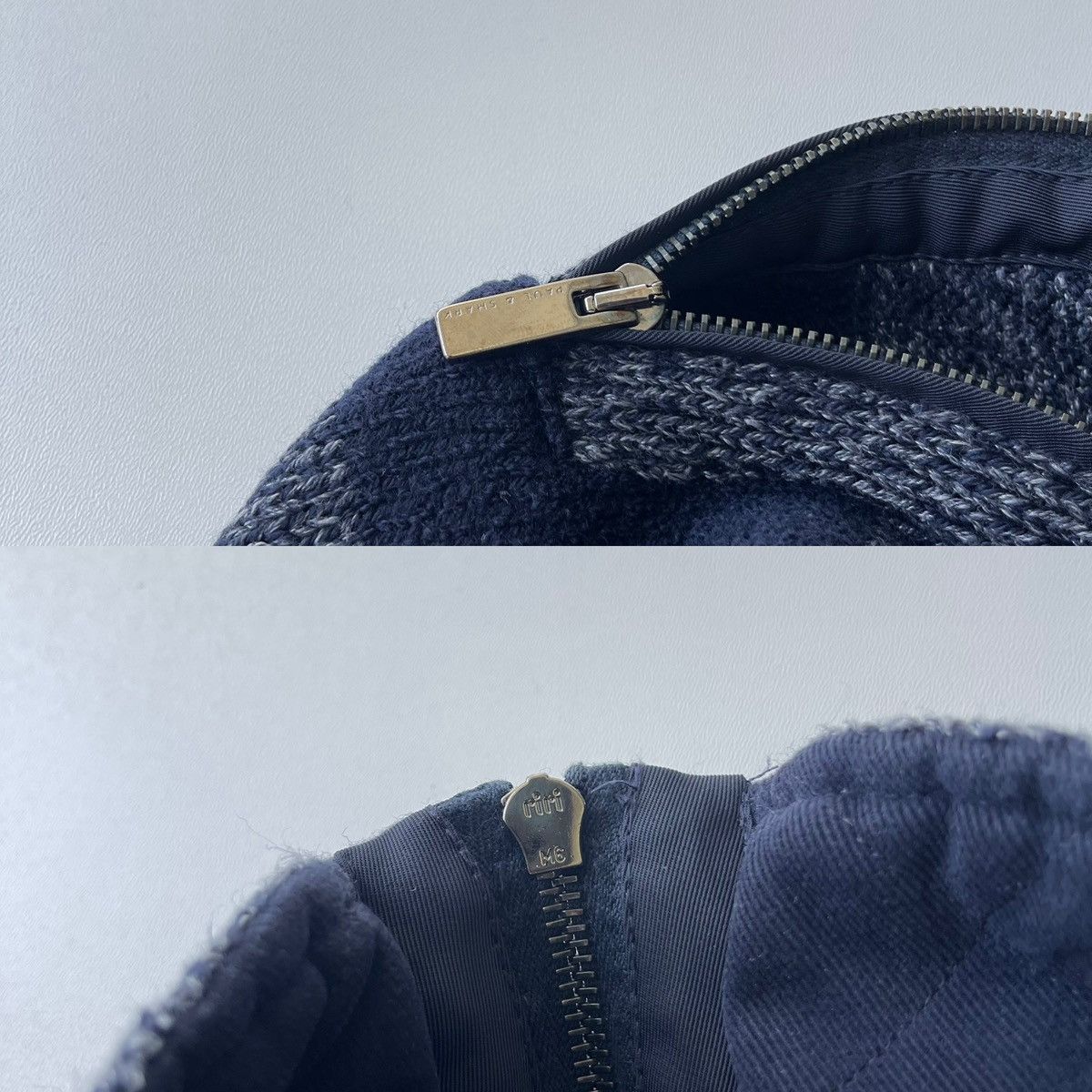 Paul & Shark Paul & Shark Yachting Stripe Wool Knit Half Zip Sweater Navy Size US L / EU 52-54 / 3 - 7 Thumbnail