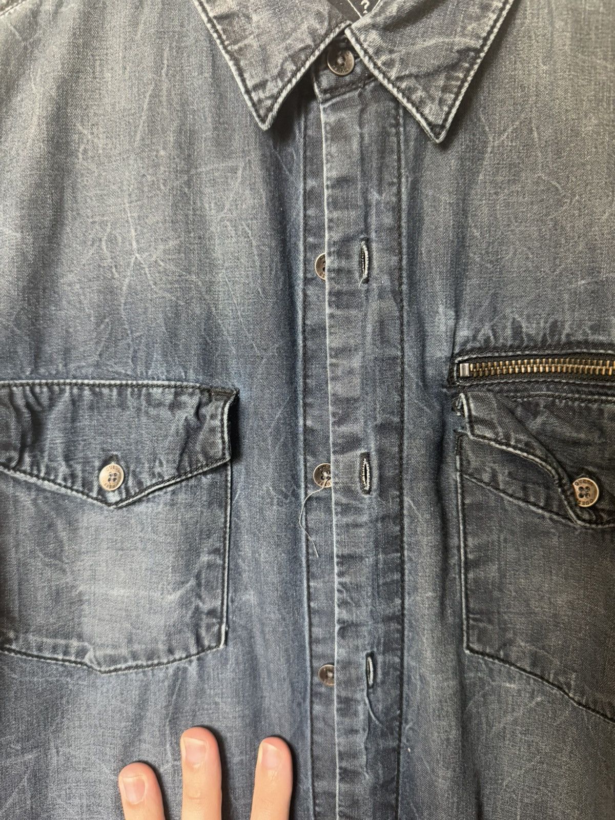 Guess Guess Denim Long Sleeve Shirt – Size Small Size US S / EU 44-46 / 1 - 4 Thumbnail