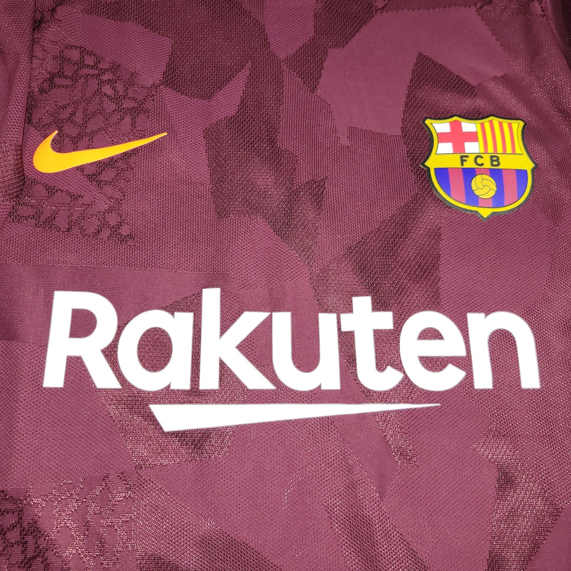 Nike Messi Barcelona 2017 2018 PLAYER ISSUE Soccer Jersey XL Size US XL / EU 56 / 4 - 3 Thumbnail