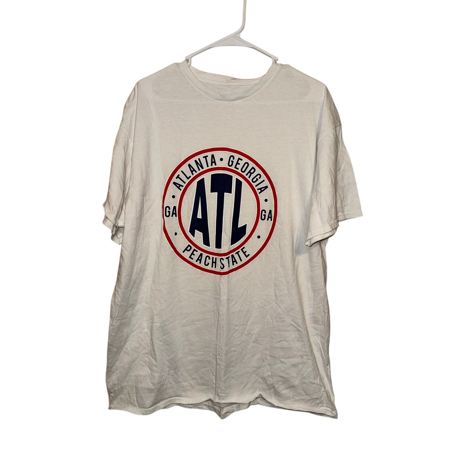 Comfort Colors Atlanta Georgia Peach State Graphic T-Shirt Size XL / US 12-14 / IT 48-50 - 1 Thumbnail