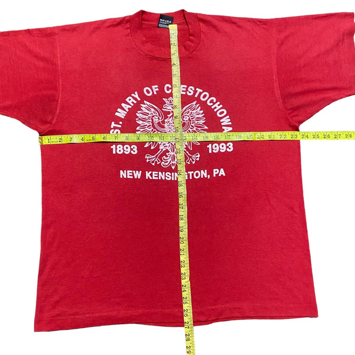 Vintage Vintage 1993 St. Mary Of Czestochowa New Kensington Shirt Size US XL / EU 56 / 4 - 6 Thumbnail