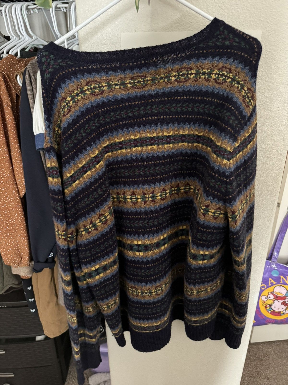 Polo Ralph Lauren × Ralph Lauren Polo Ralph Lauren Multicolor Fair Isle Sweater Size US XL / EU 56 / 4 - 2 Thumbnail
