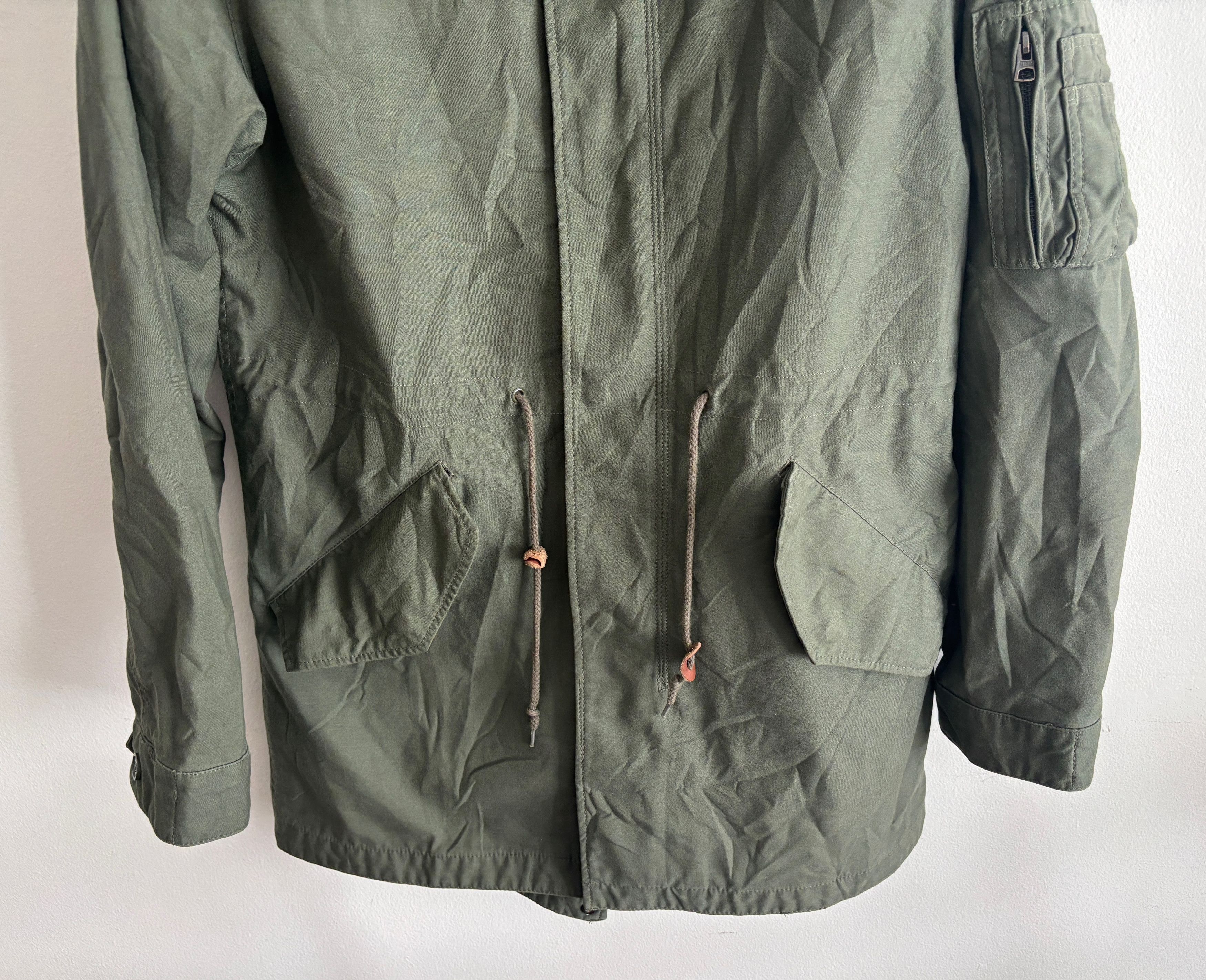 Alpha Industries Olive Green Fishtail Parka Coat /Jacket Medium- Large Size US L / EU 52-54 / 3 - 9 Thumbnail