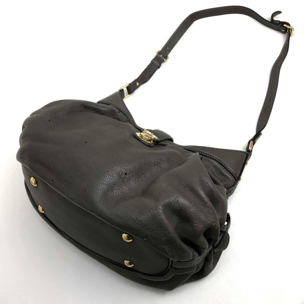 Louis Vuitton Mahina Leather XL Shoulder Bag Black