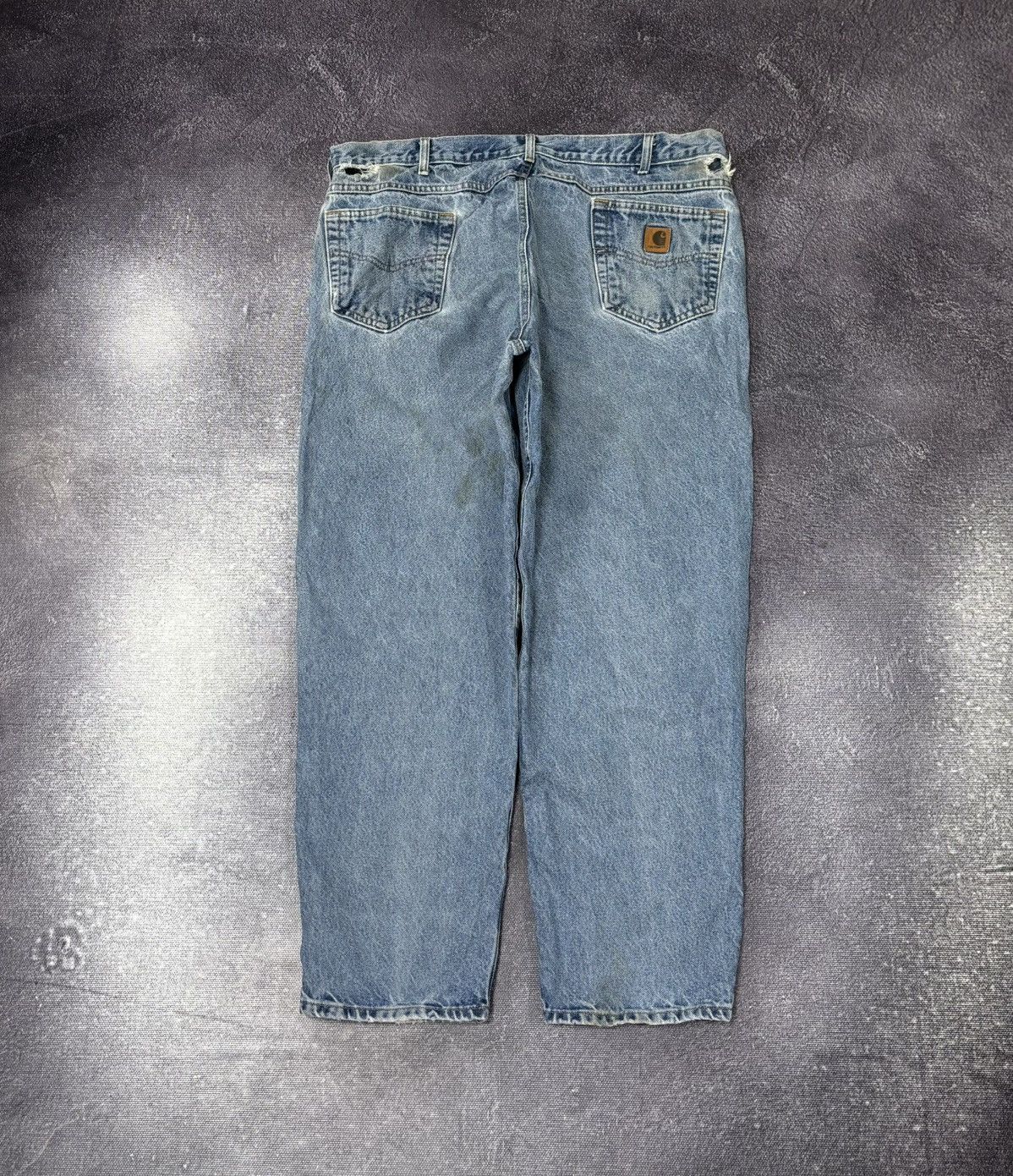 Carhartt Vintage Carhartt Relaxed Fit USA Faded Blue Baggy Jeans Size US 42 / EU 58 - 1 Thumbnail