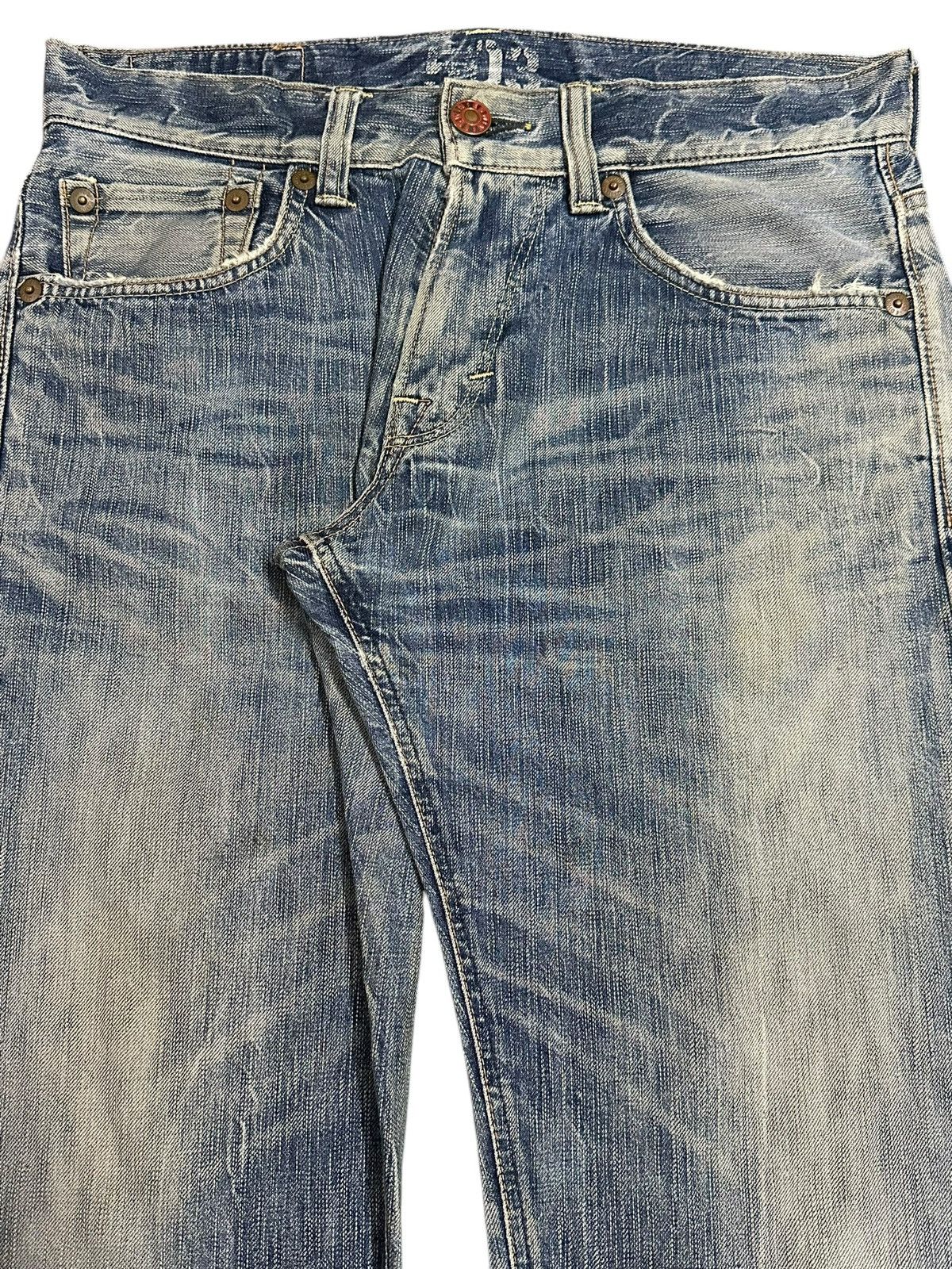 Edwin Vintage Edwin Blue Faded Wash Style Loose Jeans Size US 33 - 4 Thumbnail