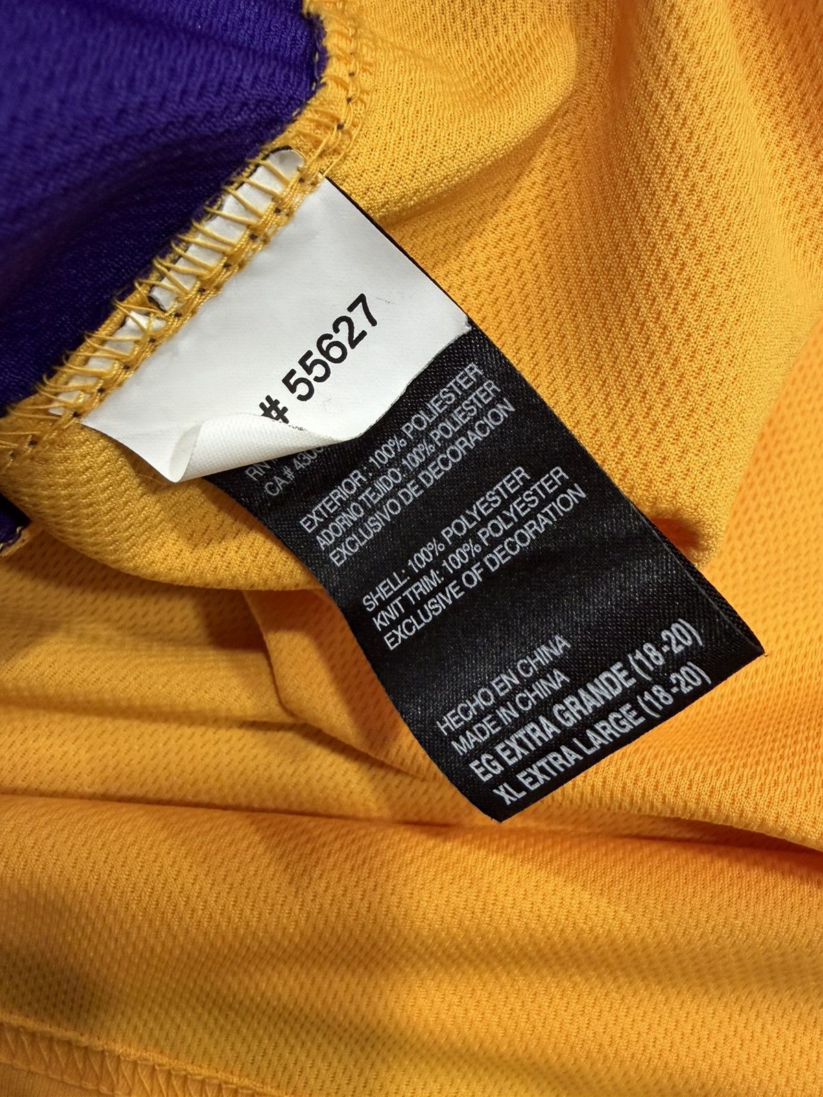 Adidas Adidas Lakers Kobe Bryant Jersey Vintage Size US XL / EU 56 / 4 - 4 Thumbnail