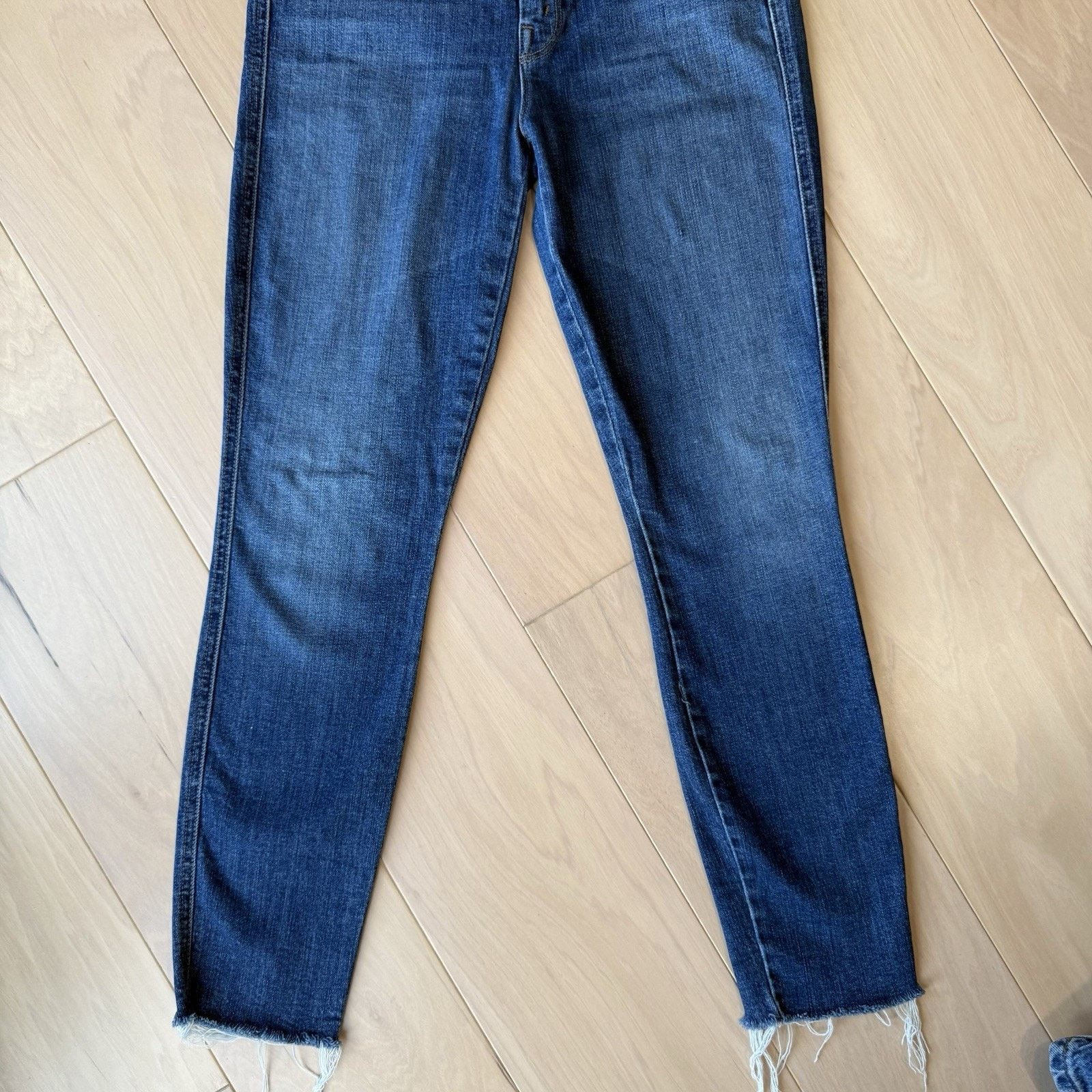 MOTHER Mother High Waisted Double Looker Ankle Fray Jeans W 27 Size 27" / US 4 / IT 40 - 4 Thumbnail