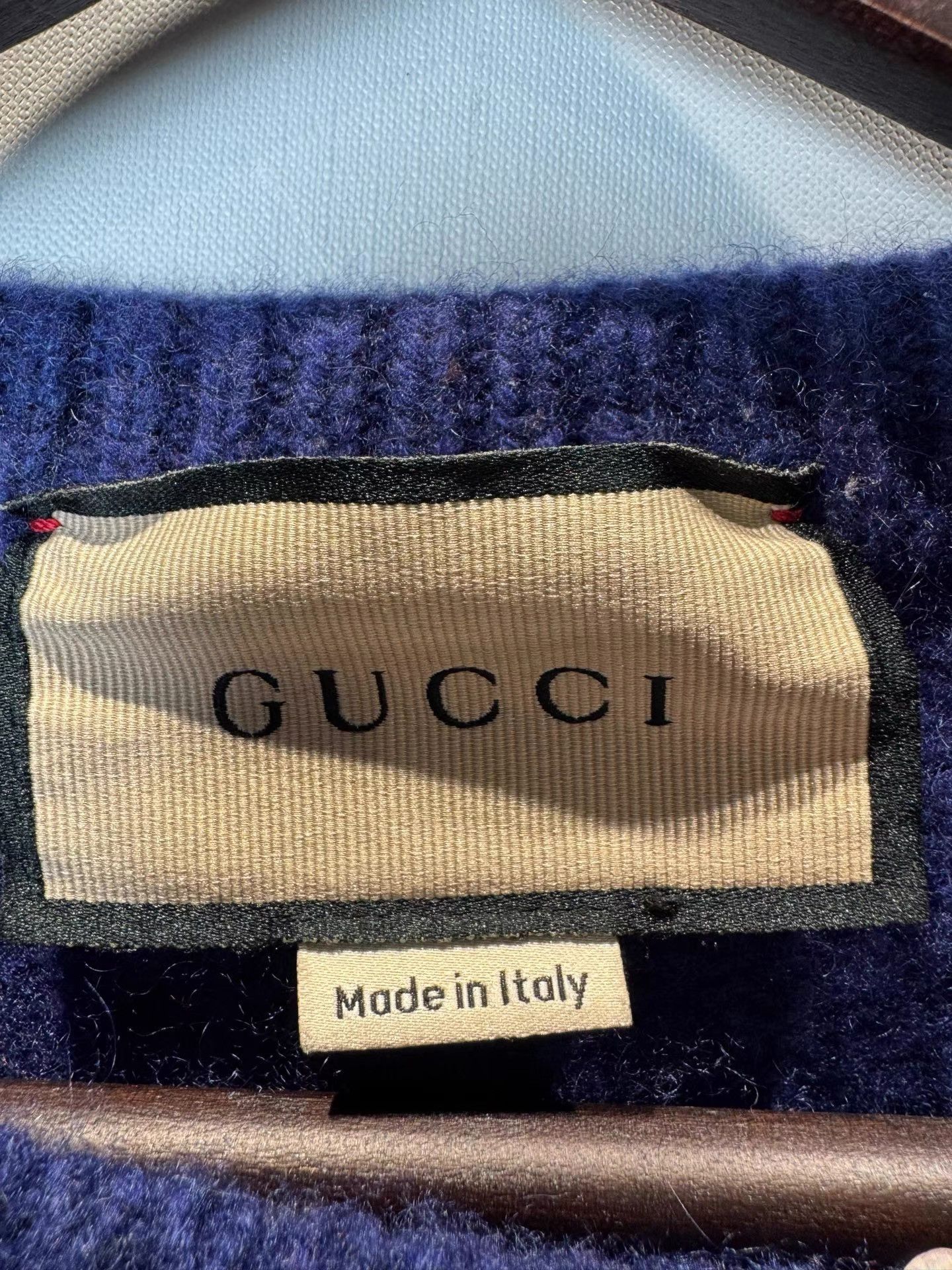 Gucci Gucci FW21 Web Cable-Knit Crew Neck Cashmere Sweater K36 Size US M / EU 48-50 / 2 - 3 Thumbnail