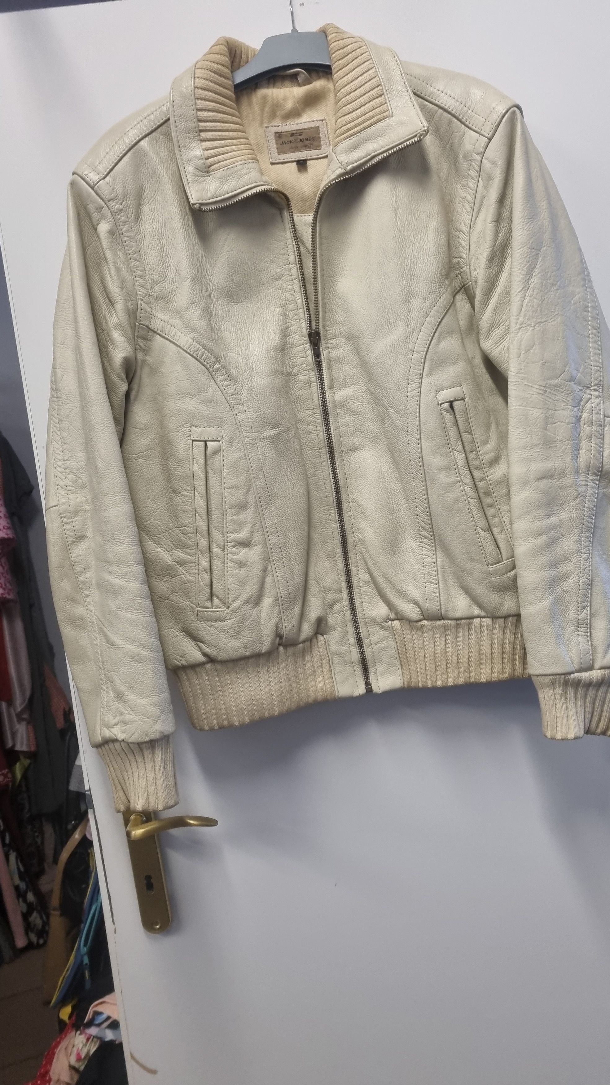 Jack & Jones Vintage Leather Jacket Size US M / EU 48-50 / 2 - 1 Thumbnail