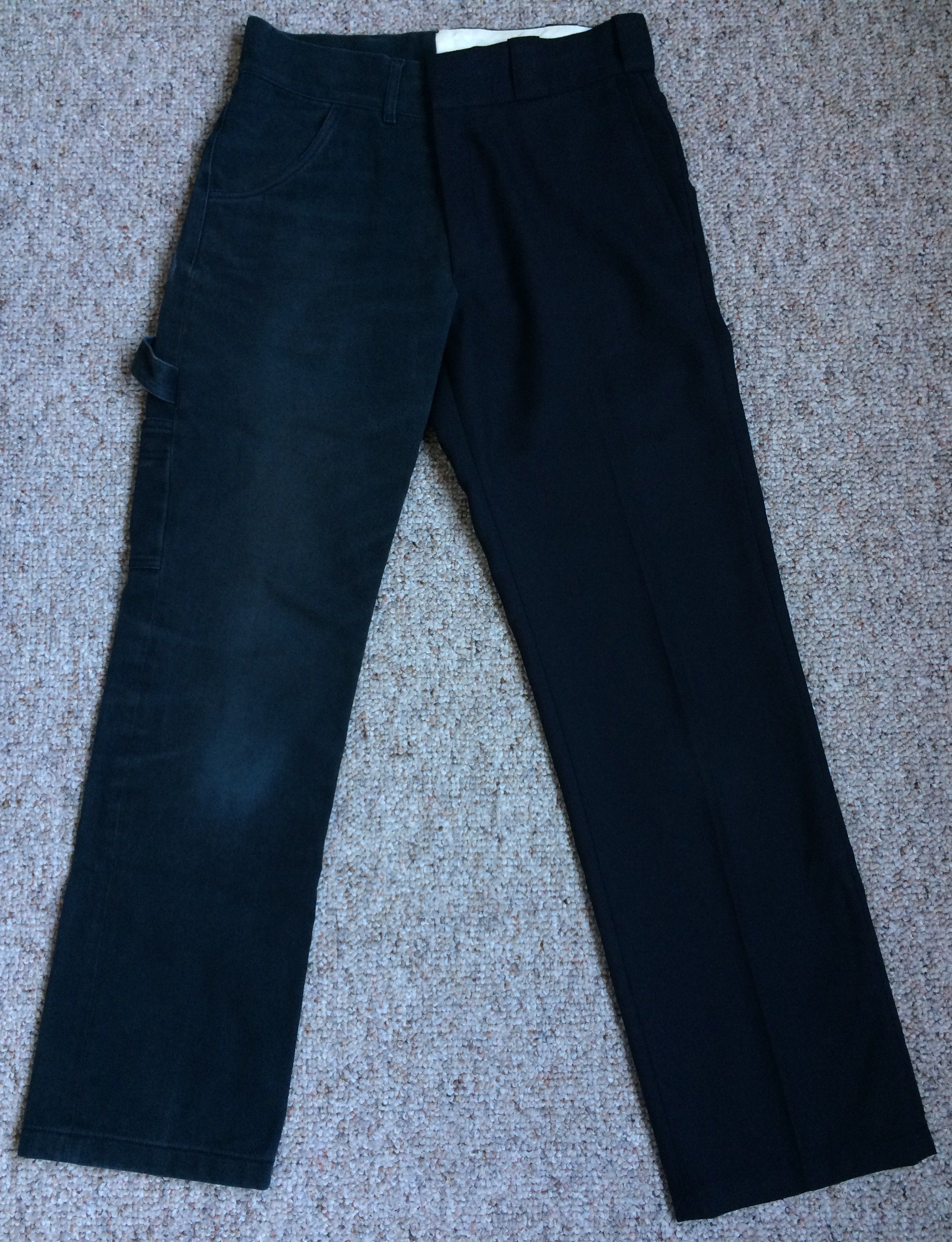 Gosha Rubchinskiy F/W 2018 Gosha Rubchinskiy Bicolor Hybrid Pants Size US 29 - 1 Thumbnail