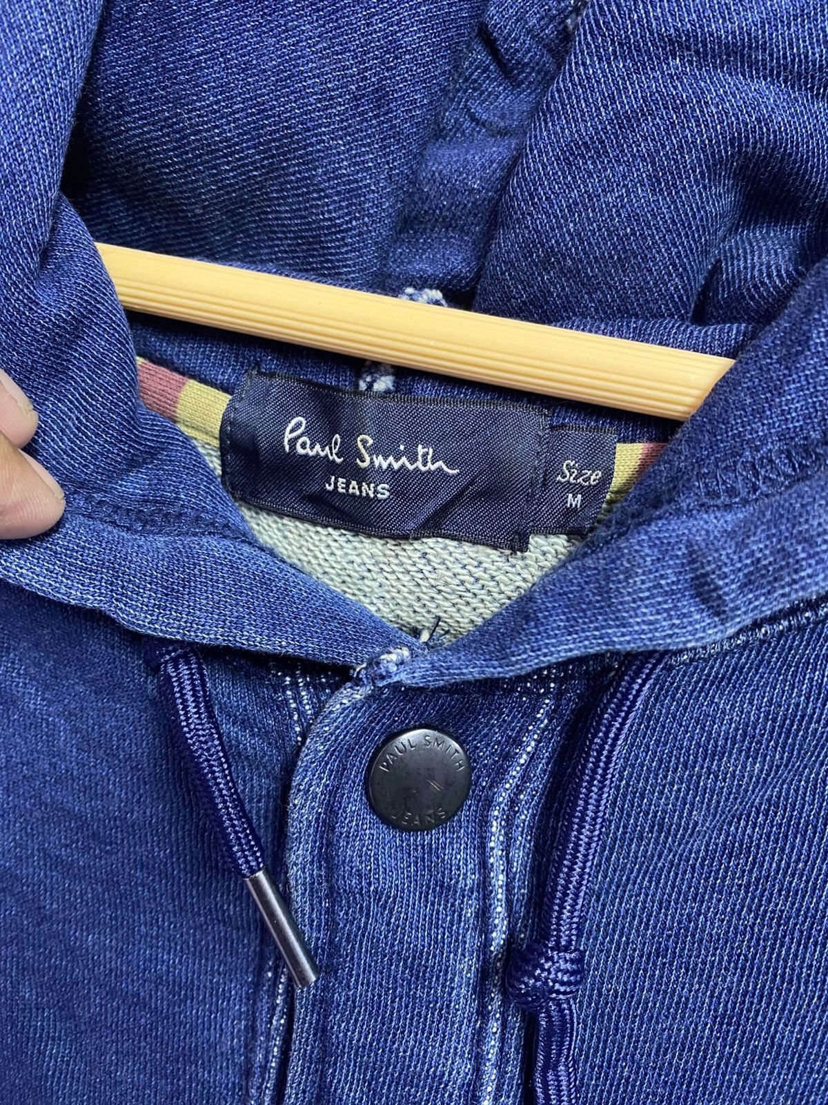 Paul Smith Paul Smith Jeans denim hoodie buttons ups Size US XL / EU 56 / 4 - 2 Thumbnail