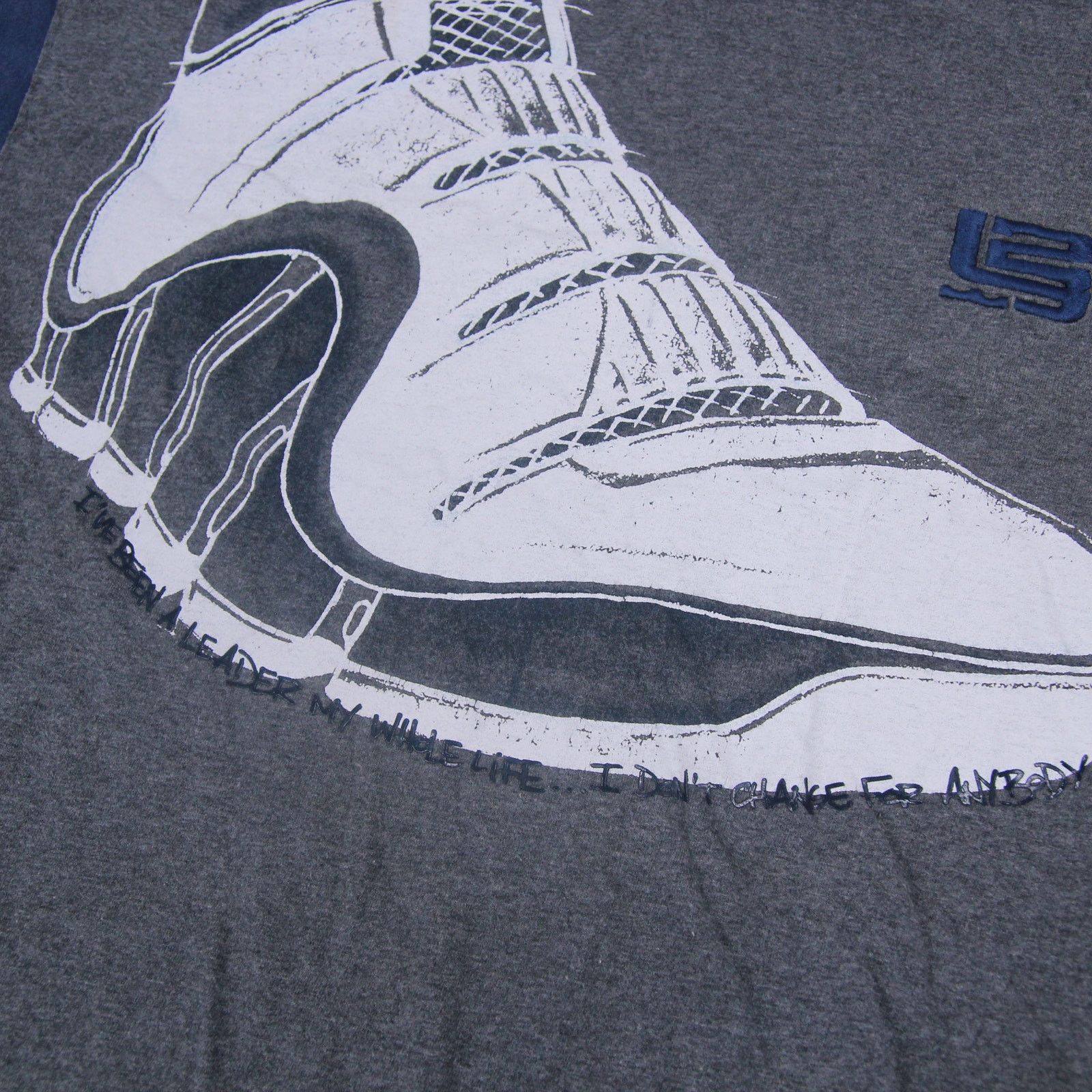 Nike × Vintage Vintage Y2k Nike Lebron Air Zoom 4 Graphic T Shirt Size US L / EU 52-54 / 3 - 3 Thumbnail