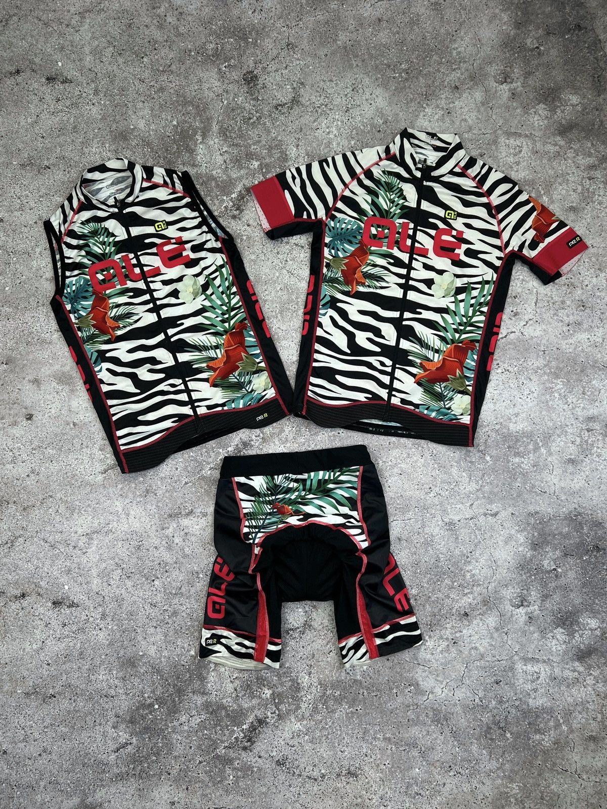 Other Cycling Jersey Shorts Set Ale PR.R Women's Zebra Print Size US L / EU 52-54 / 3 - 1 Thumbnail