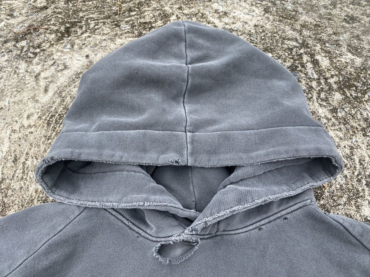 Juun.J Juun.j Distressed + Sunfaded Boxy Cut Hoodie Size US M / EU 48-50 / 2 - 4 Thumbnail