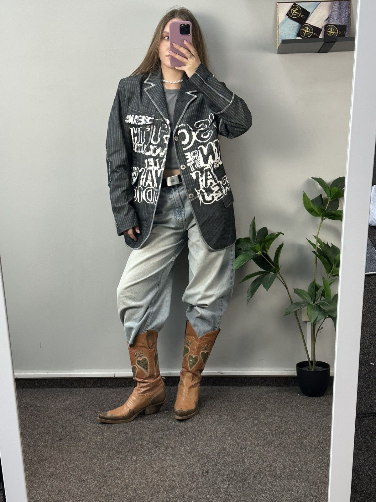Cowboy Equipment × Leather × Vintage Vintage brown cowboy boots rare Size US 7 / IT 37 - 7 Thumbnail