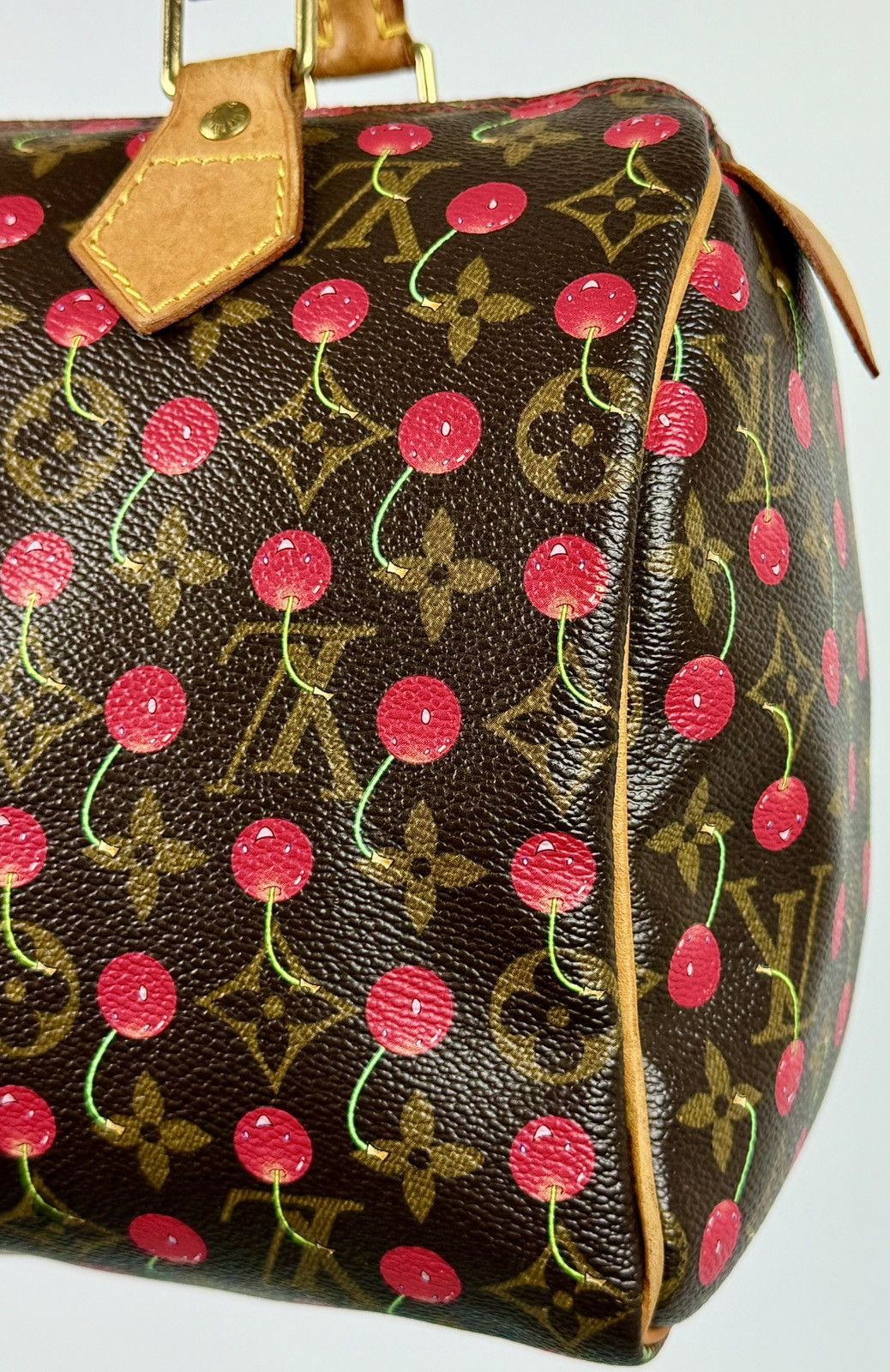 Louis Vuitton × Takashi Murakami Louis Vuitton - Takashi Murakami - SS2005 -Cerises Speedy 25 Size ONE SIZE - 7 Thumbnail