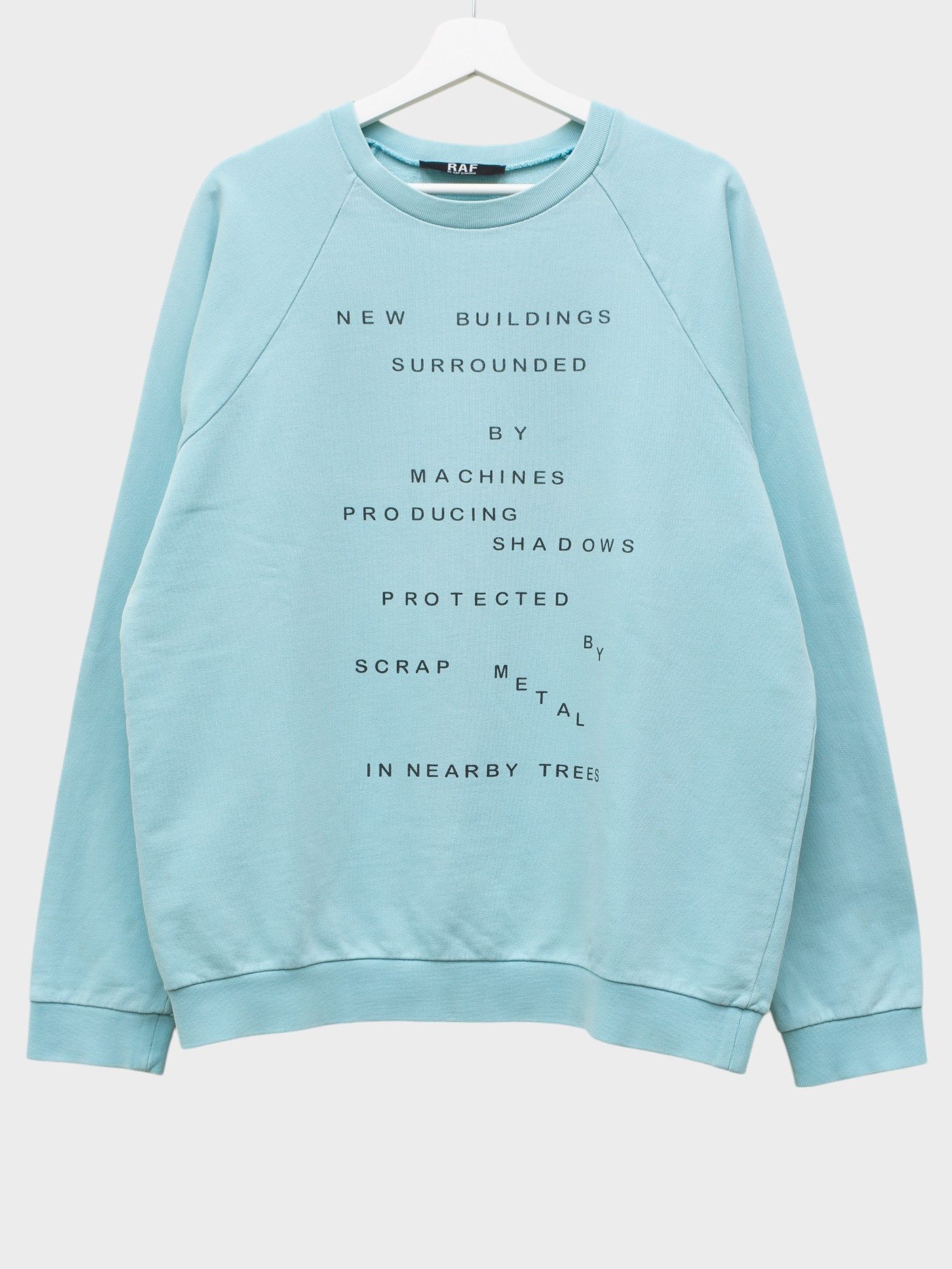 Raf by Raf Simons RAF by Raf Simons - S/S 2006 sample "New Buildings" crewneck Size US XL / EU 56 / 4 - 1 Thumbnail