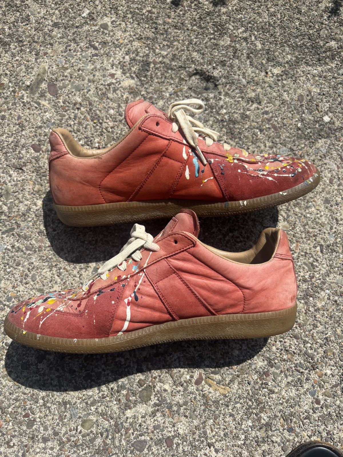 Maison Margiela Maison Margiela Paint Splatter Replica GAT Size US 9.5 / EU 42-43 - 3 Thumbnail