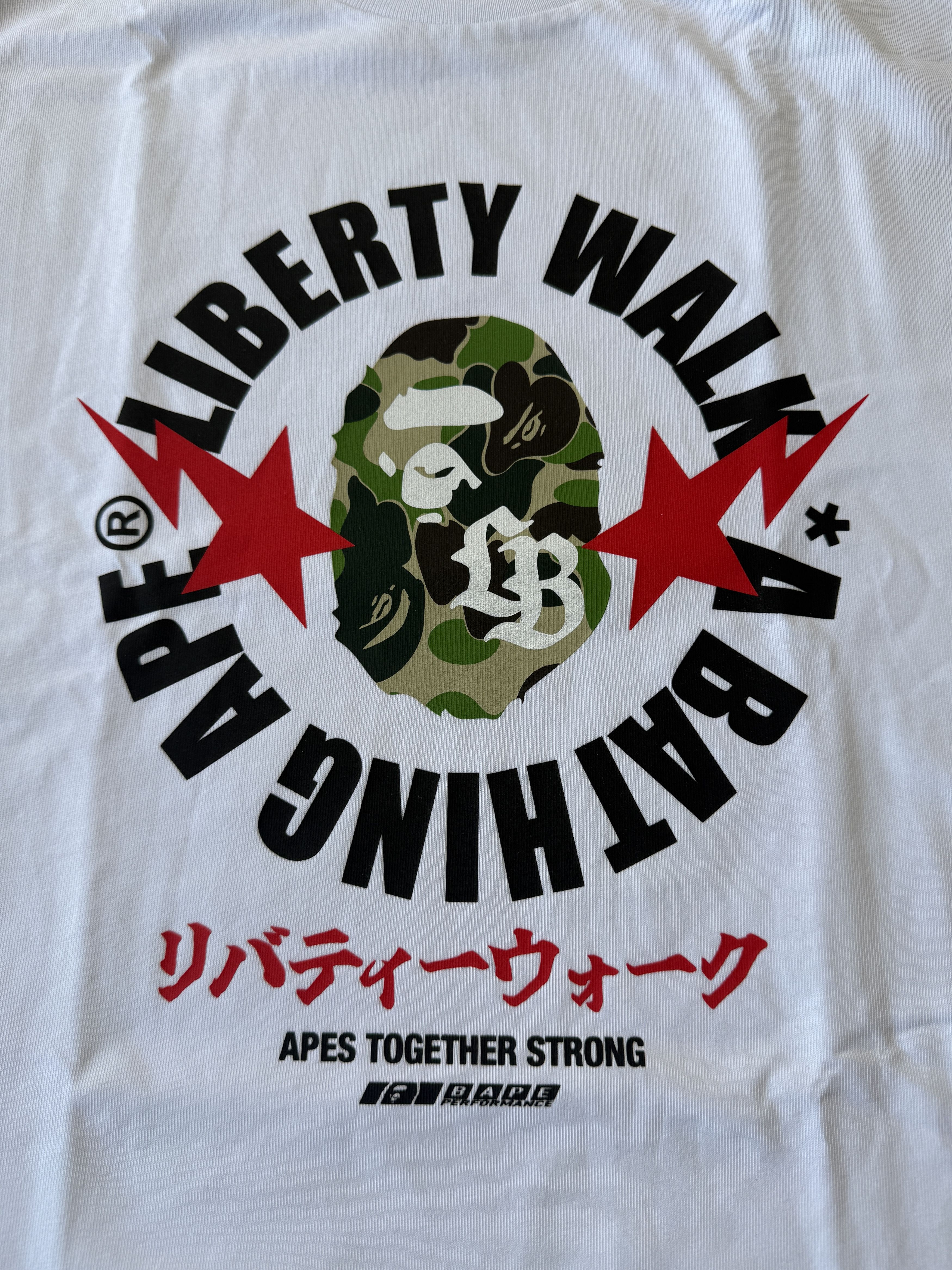 Bape BAPE X LIBERTY WALK ABC CAMO APE HEAD RELAXED FIT TEE Size US XL / EU 56 / 4 - 3 Thumbnail